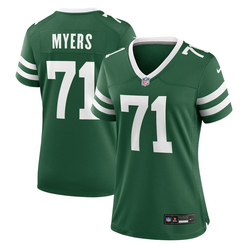 Josh Myers New York Jets Women's Game Jersey Legacy Green | Nike for Sale