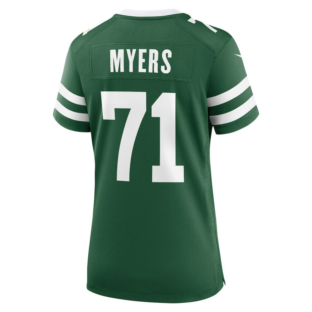 Josh Myers New York Jets Women's Game Jersey Legacy Green | Nike for Sale