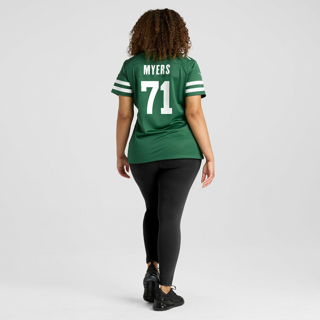 Josh Myers New York Jets Women's Game Jersey Legacy Green | Nike for Sale