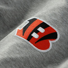 Cincinnati Bengals Antigua Urgent Pullover Hoodie Heather Gray/Black | NFL