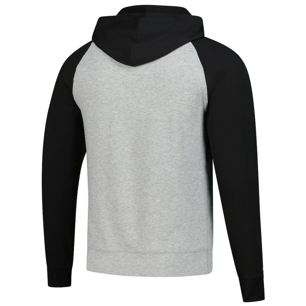 Cleveland Browns Antigua Urgent Pullover Hoodie Heather Gray/Black | NFL