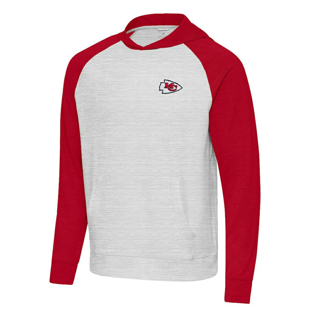 Kansas City Chiefs Antigua Urgent Pullover Hoodie Red/Gray | NFL