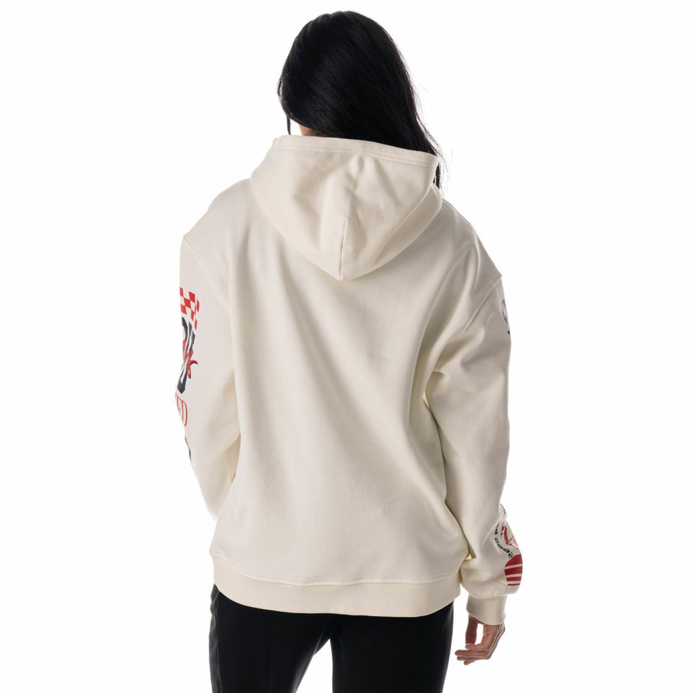 Houston Texans The Wild Collective Unisex Stacked Graphic Sleeve Fleece Hoodie Cream | NFL