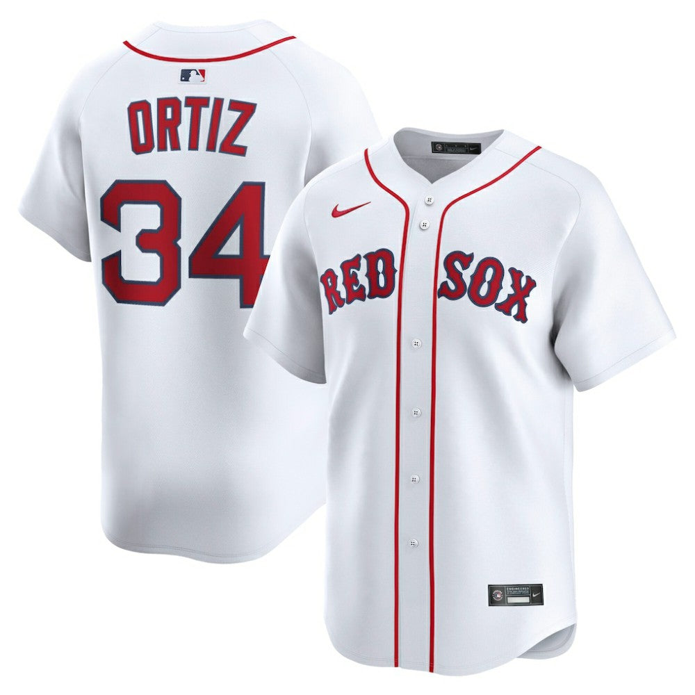 David Ortiz Boston Red Sox Nike Home Limited Jersey - MLB