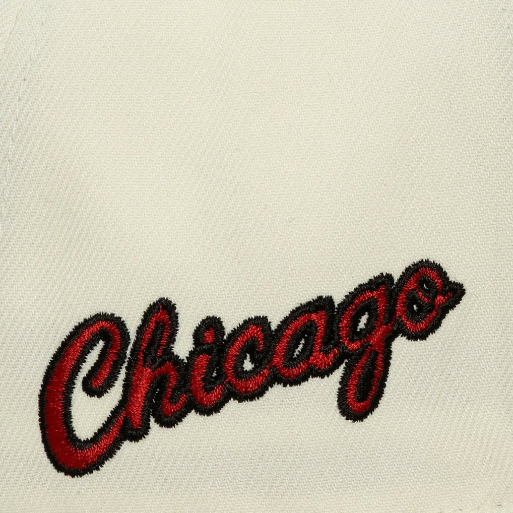 Chicago Bulls Ochre Dusted Double Two-Toned Pro Crown Adjustable Hat Cream - NBA