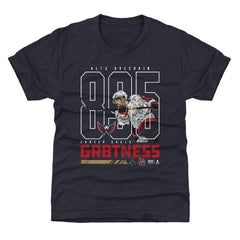 Alexander Ovechkin Washington Capitals 500 Level Youth NHL All-Time Leading Goal Scorer Outline T-Shirt - Navy - NHL