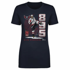 Alexander Ovechkin Washington Capitals 500 Level Women's NHL All-Time Leading Goal Scorer Vertical T-Shirt - Navy - NHL