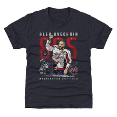Alexander Ovechkin Washington Capitals 500 Level Youth NHL All-Time Leading Goal Scorer The Shot T-Shirt - Navy - NHL