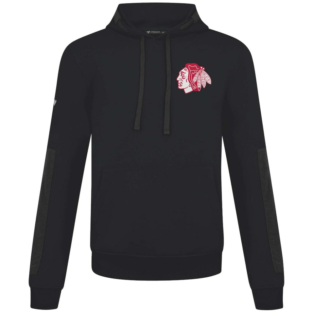 Chicago Blackhawks Levelwear Bombay Response Pullover Hoodie - Black - NHL