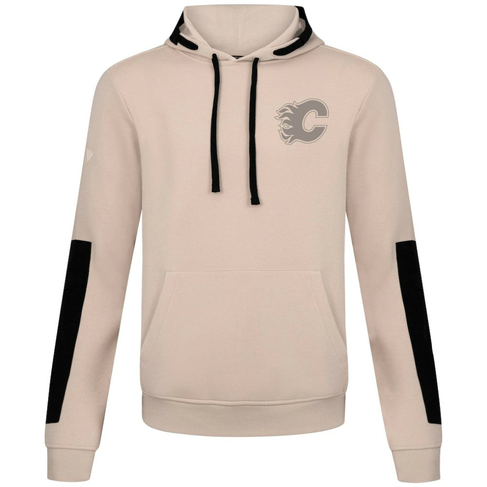 Calgary Flames Levelwear Bombay Response Pullover Hoodie - Khaki - NHL