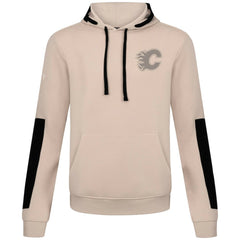 Calgary Flames Levelwear Bombay Response Pullover Hoodie - Khaki - NHL