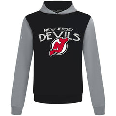 New Jersey Devils Levelwear Ultimate Mission Pullover Hoodie - Black/Gray - NHL