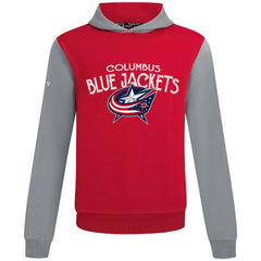 Columbus Blue Jackets Levelwear Ultimate Mission Pullover Hoodie - Red/Gray - NHL