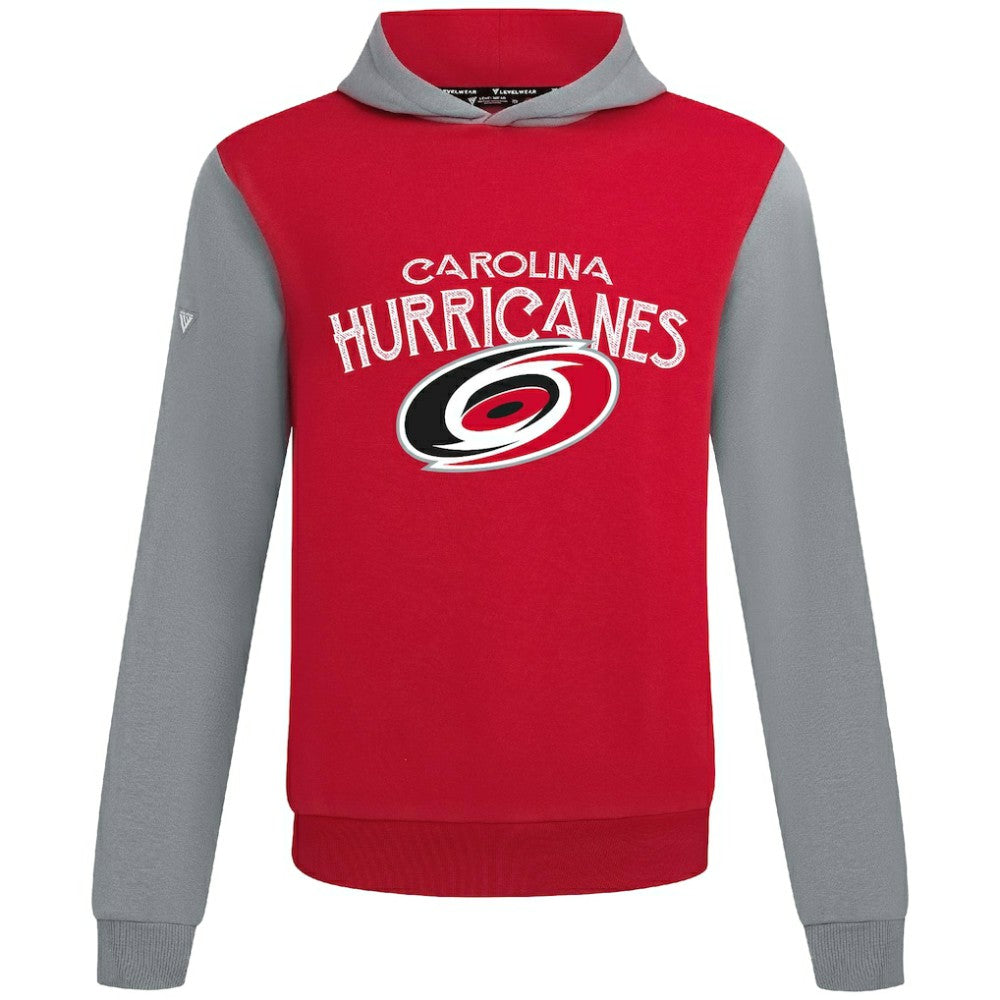 Carolina Hurricanes Levelwear Ultimate Mission Pullover Hoodie - Red/Gray - NHL