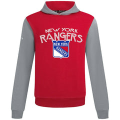 New York Rangers Levelwear Ultimate Mission Pullover Hoodie - Red/Gray - NHL