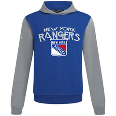 New York Rangers Levelwear Ultimate Mission Pullover Hoodie - Royal/Gray - NHL