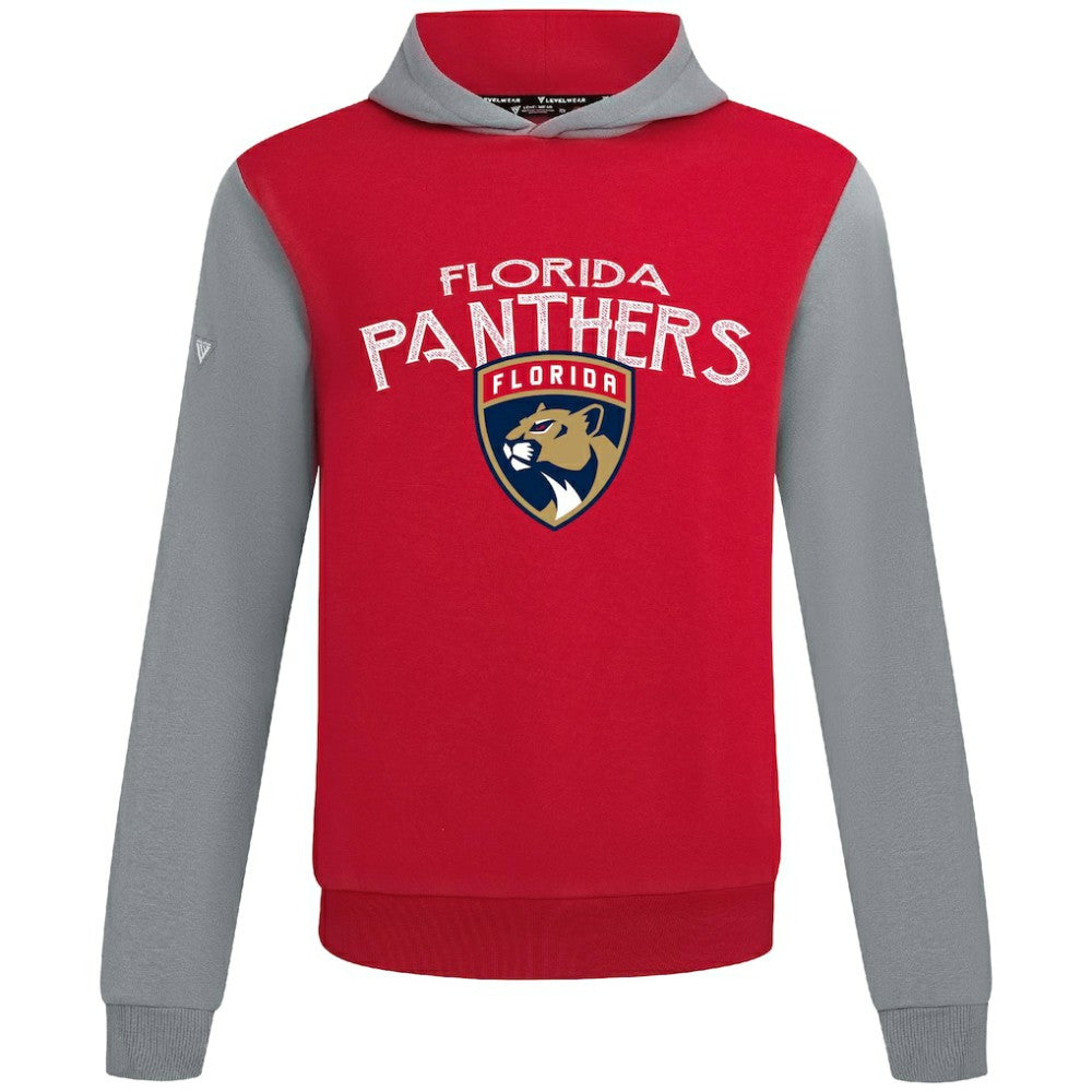 Florida Panthers Levelwear Ultimate Mission Pullover Hoodie - Red/Gray - NHL