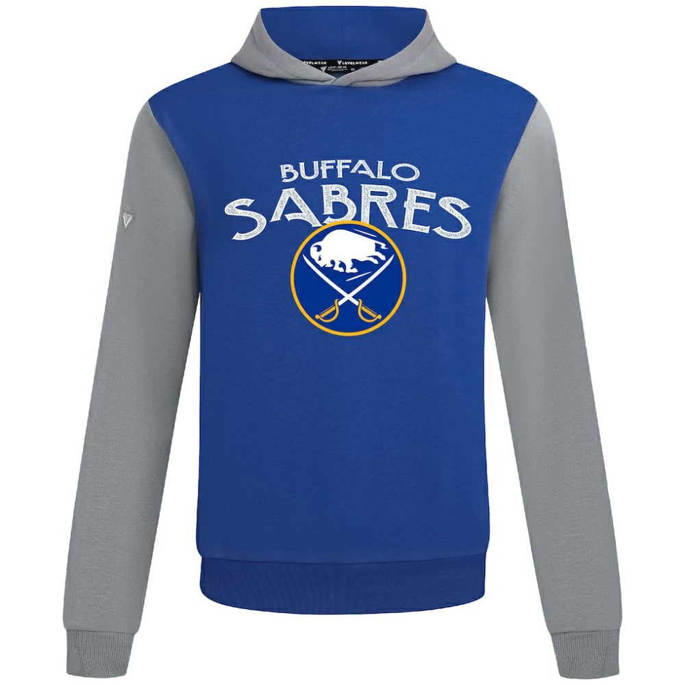 Buffalo Sabres Levelwear Ultimate Mission Pullover Hoodie - Royal/Gray - NHL