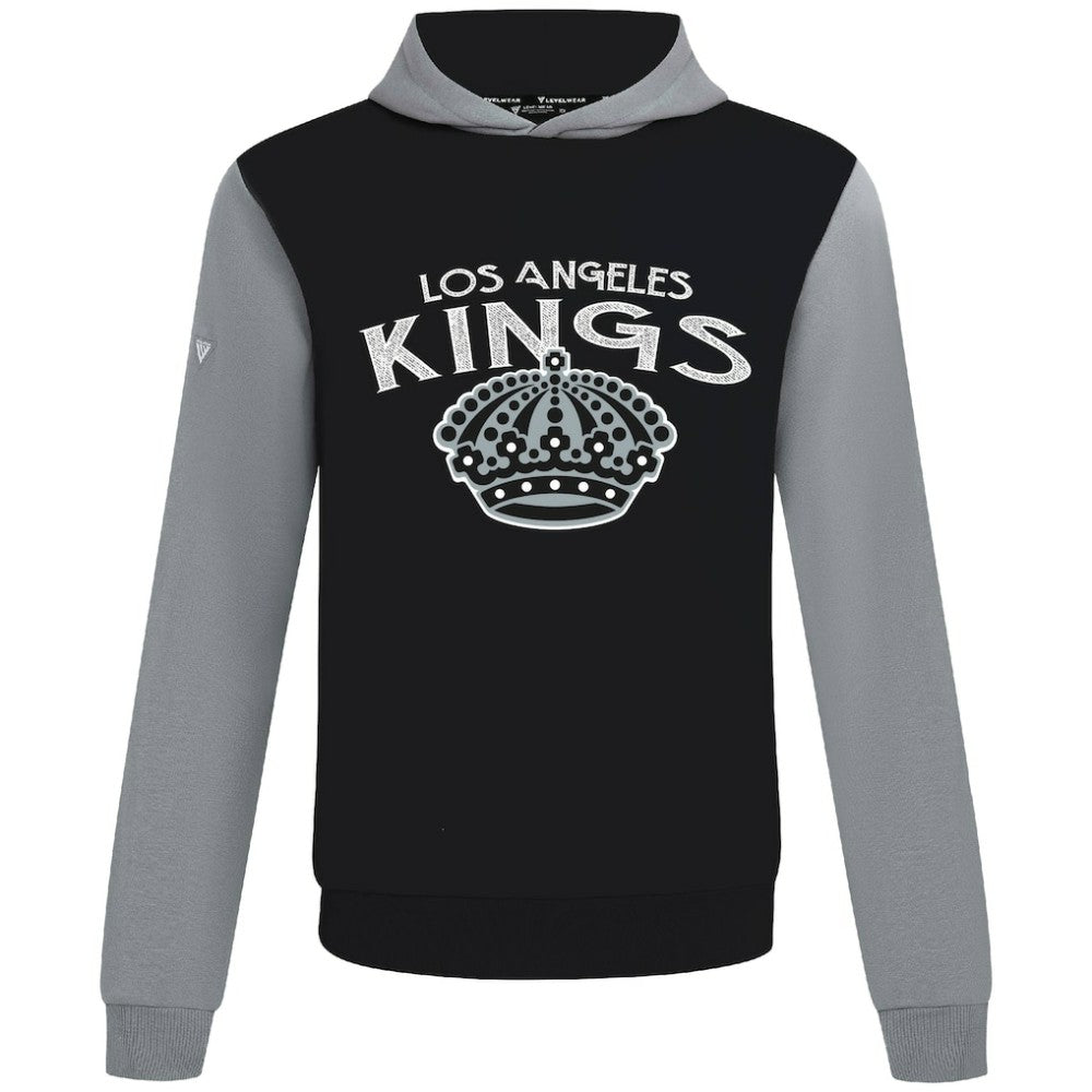 Los Angeles Kings Levelwear Ultimate Mission Pullover Hoodie - Black/Gray - NHL