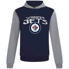 Winnipeg Jets Levelwear Ultimate Mission Pullover Hoodie - Navy/Gray - NHL