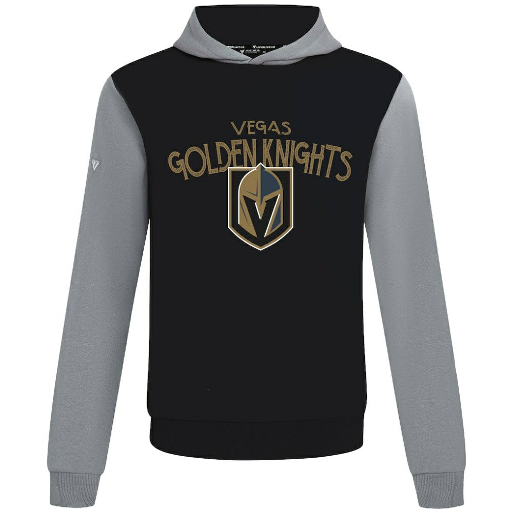Vegas Golden Knights Levelwear Ultimate Mission Pullover Hoodie - Black/Gray - NHL