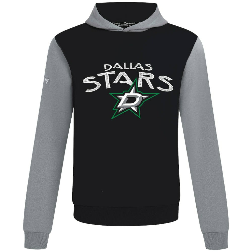 Dallas Stars Levelwear Ultimate Mission Pullover Hoodie - Black/Gray - NHL