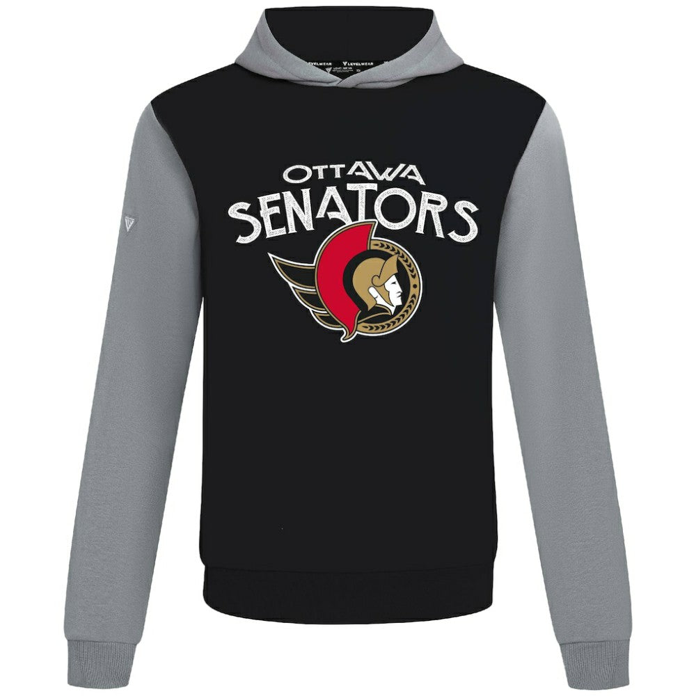 Ottawa Senators Levelwear Ultimate Mission Pullover Hoodie - Black/Gray - NHL