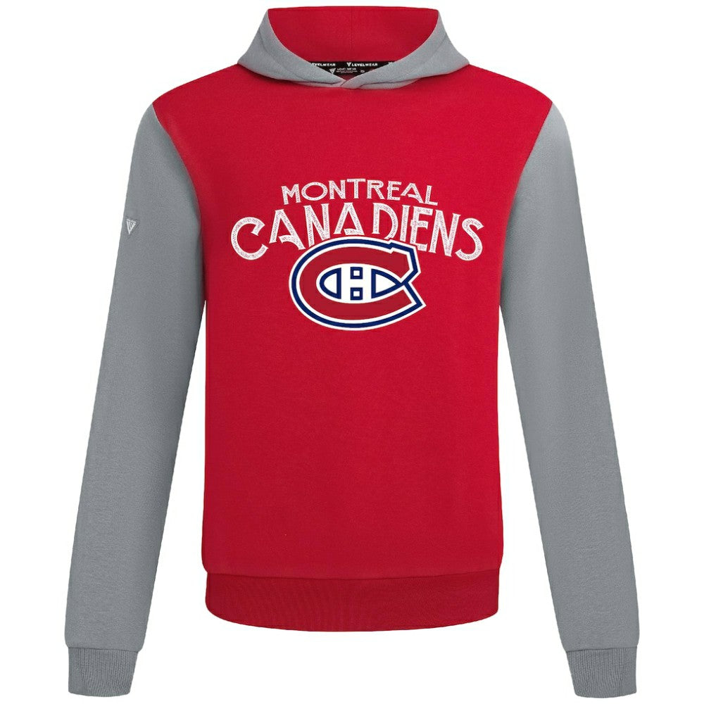 Montreal Canadiens Levelwear Ultimate Mission Pullover Hoodie - Red/Gray - NHL