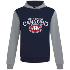 Montreal Canadiens Levelwear Ultimate Mission Pullover Hoodie - Navy/Gray - NHL