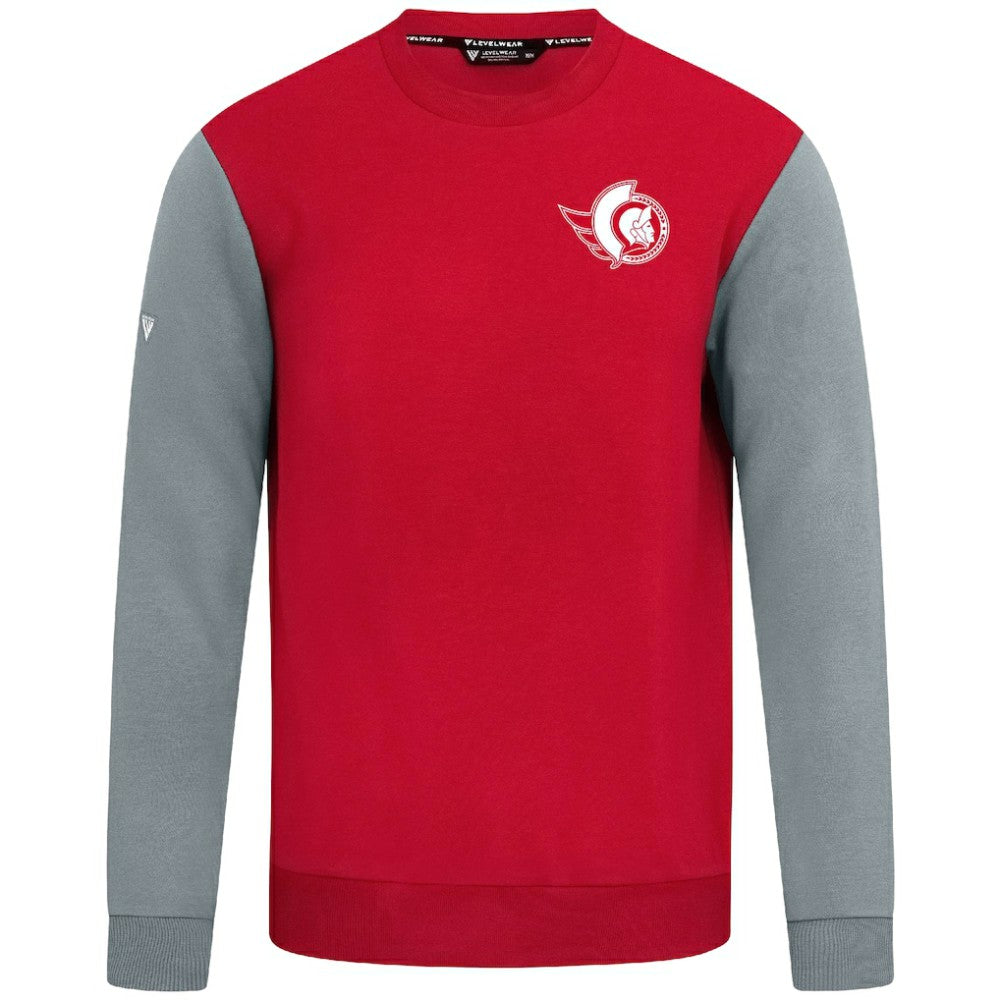 Ottawa Senators Levelwear Ultimate Response Sweatshirt - Red/Gray - NHL