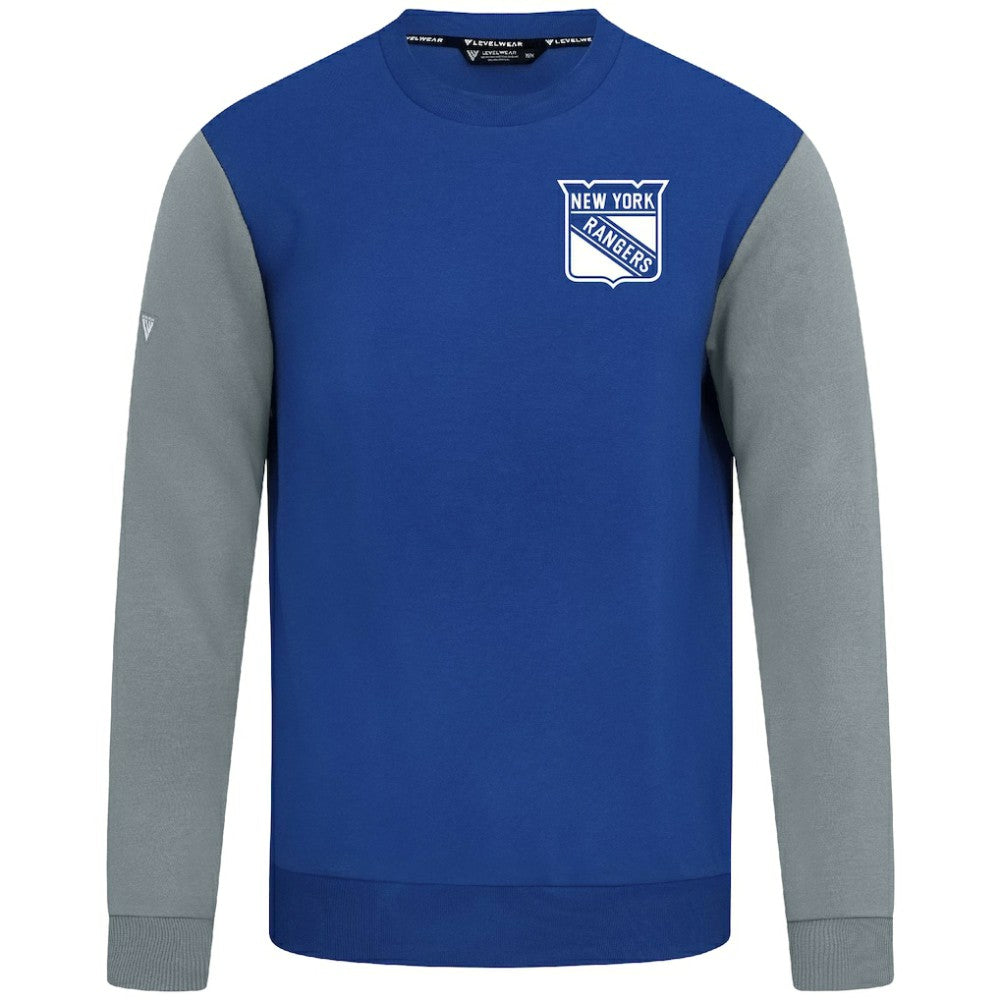 New York Rangers Levelwear Ultimate Response Sweatshirt - Royal/Gray - NHL