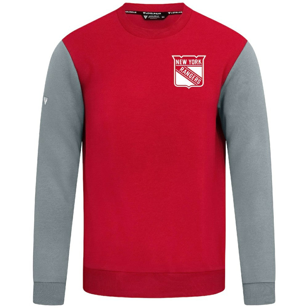 New York Rangers Levelwear Ultimate Response Sweatshirt - Red/Gray - NHL