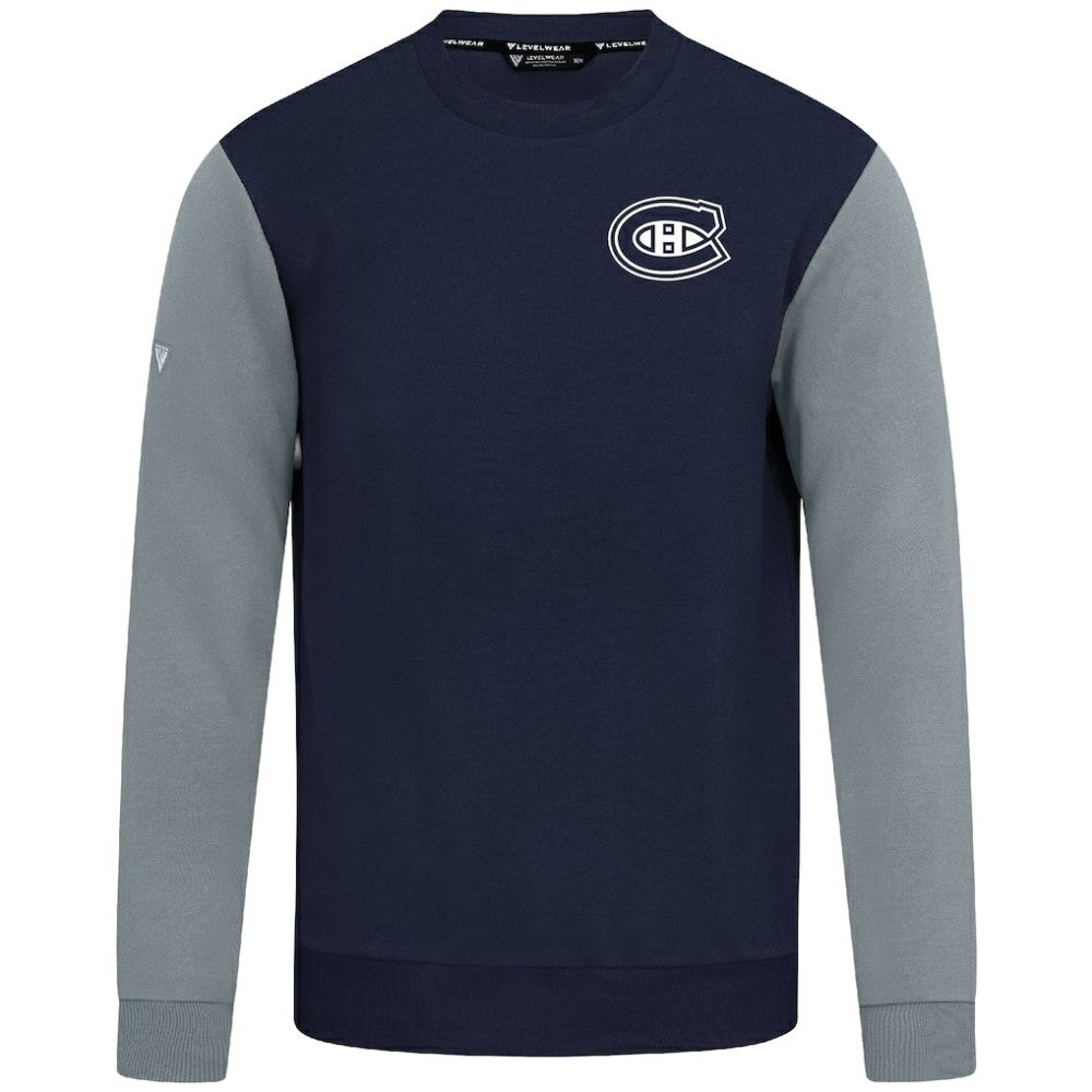 Montreal Canadiens Levelwear Ultimate Response Sweatshirt - Navy/Gray - NHL