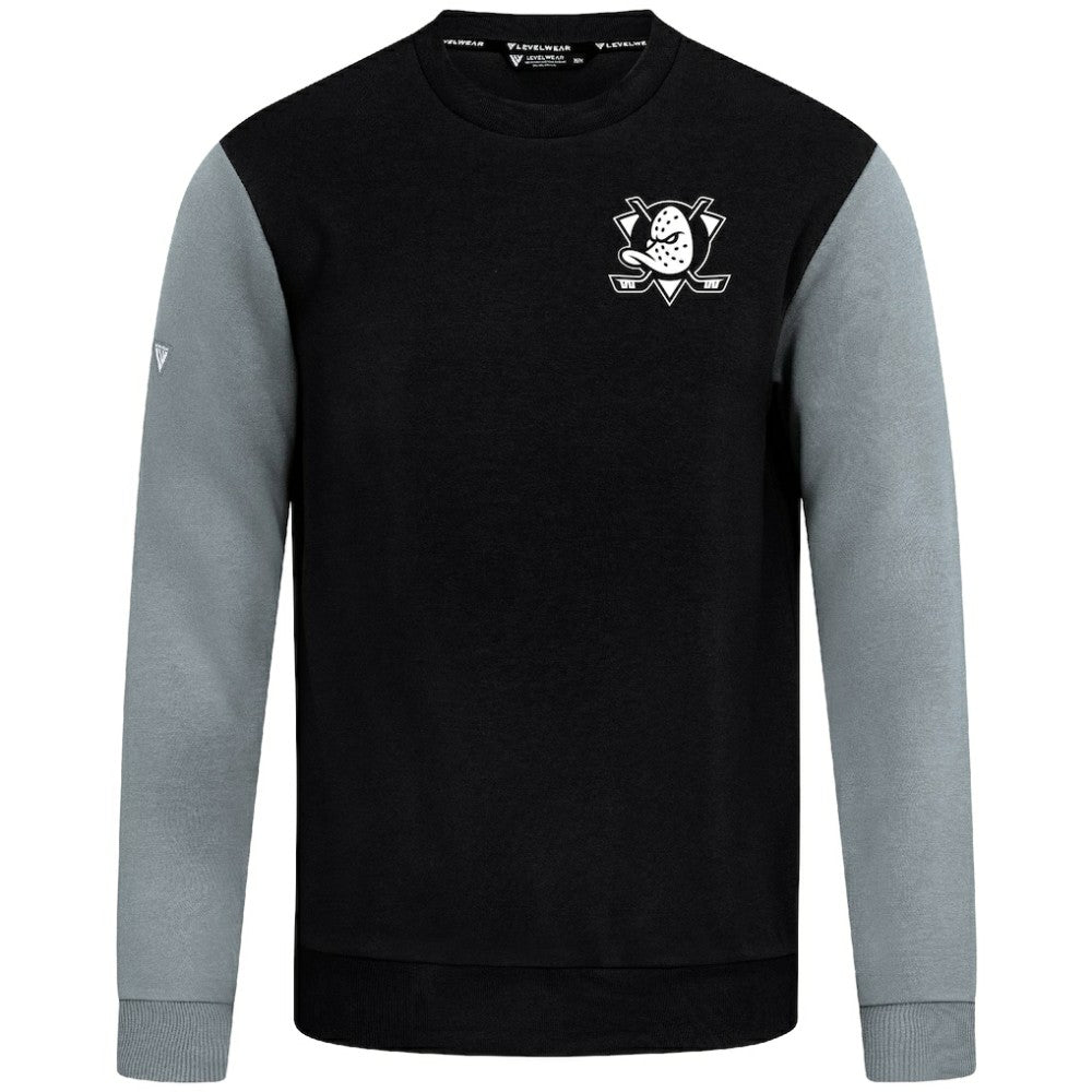 Anaheim Ducks Levelwear Ultimate Response Sweatshirt - Black/Gray - NHL