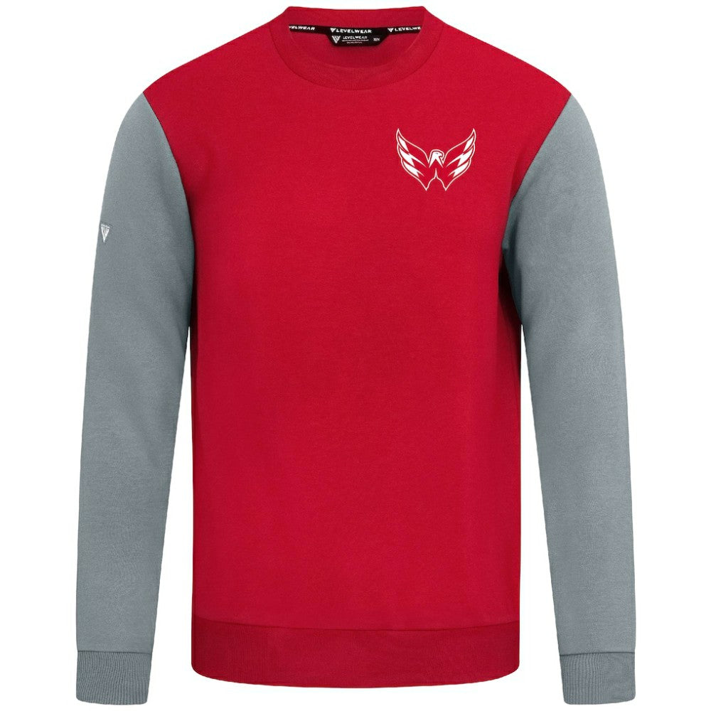 Washington Capitals Levelwear Ultimate Response Sweatshirt - Red/Gray - NHL
