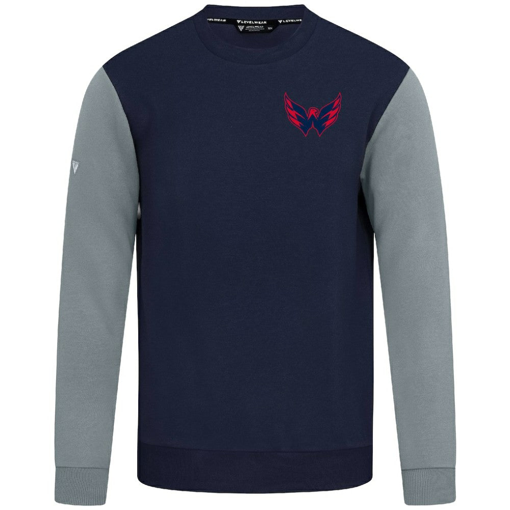 Washington Capitals Levelwear Ultimate Response Sweatshirt - Navy/Gray - NHL