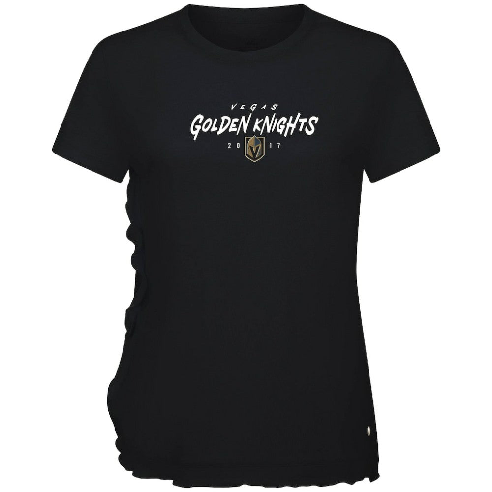 Vegas Golden Knights Levelwear Women's Airflow Scratched T-Shirt - Black - NHL