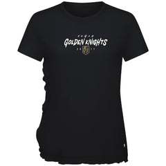 Vegas Golden Knights Levelwear Women's Airflow Scratched T-Shirt - Black - NHL