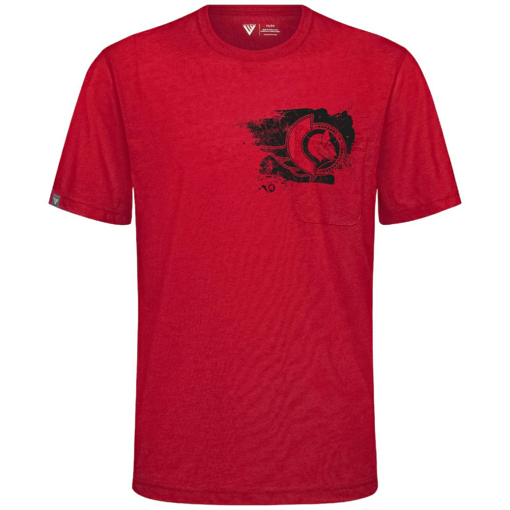 Ottawa Senators Levelwear Focal Blasted T-Shirt - Red - NHL