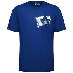 Toronto Maple Leafs Levelwear Focal Blasted T-Shirt - Royal - NHL