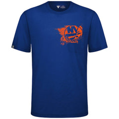 New York Islanders Levelwear Focal Blasted T-Shirt - Royal - NHL