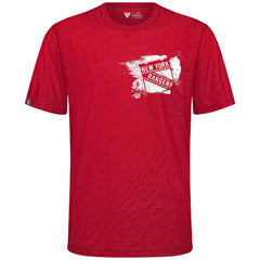 New York Rangers Levelwear Focal Blasted T-Shirt - Red - NHL