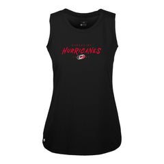 Carolina Hurricanes Levelwear Women's Macy Scratched Tank Top - Black - NHL