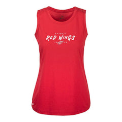 Detroit Red Wings Levelwear Women's Macy Scratched Tank Top - Red - NHL