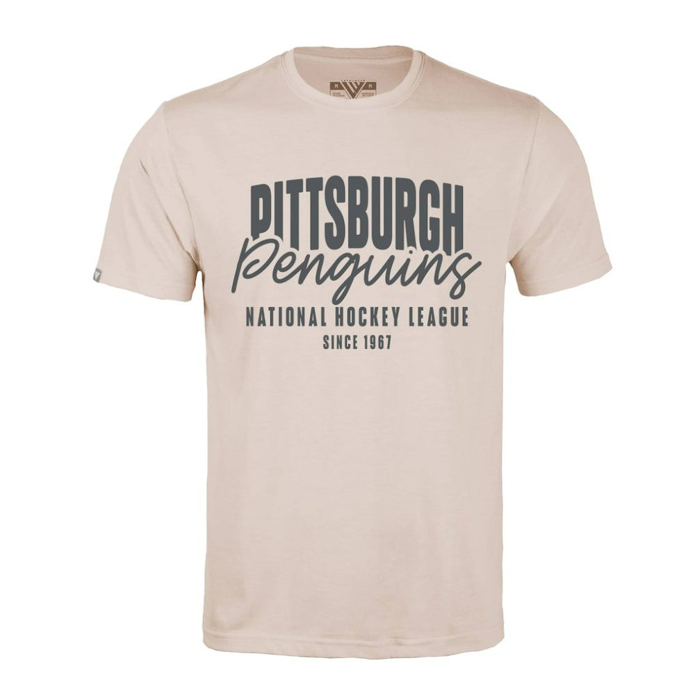 Pittsburgh Penguins Levelwear Richmond Response T-Shirt - Khaki - NHL