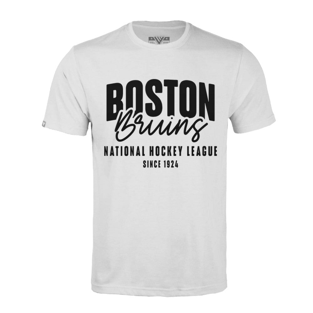 Boston Bruins Levelwear Richmond Response T-Shirt - White - NHL