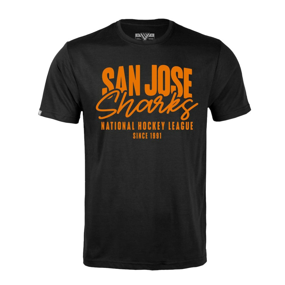 San Jose Sharks Levelwear Richmond Response T-Shirt - Black - NHL