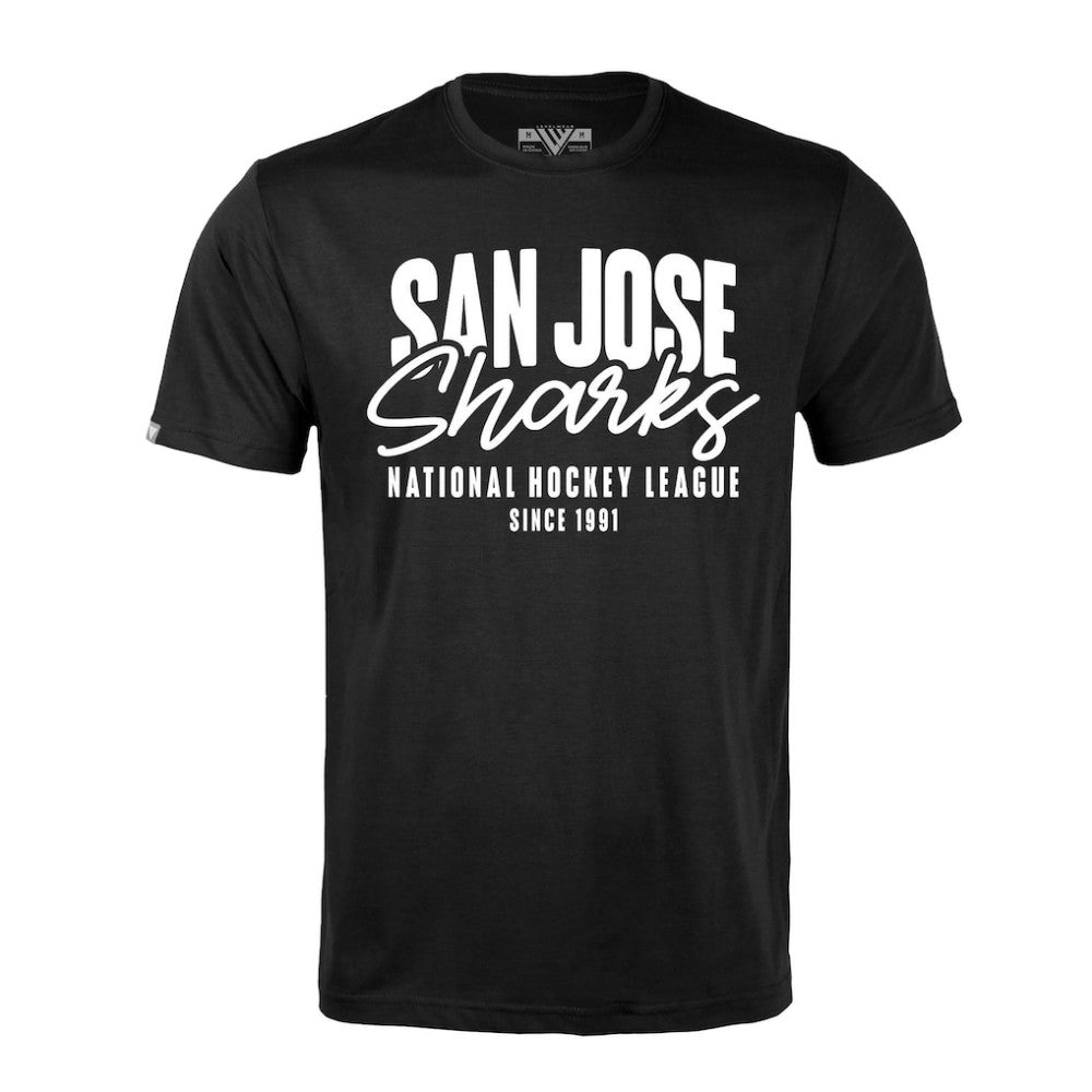 San Jose Sharks Levelwear Richmond Response T-Shirt - Black - NHL