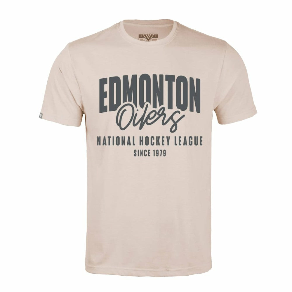 Edmonton Oilers Levelwear Richmond Response T-Shirt - Khaki - NHL