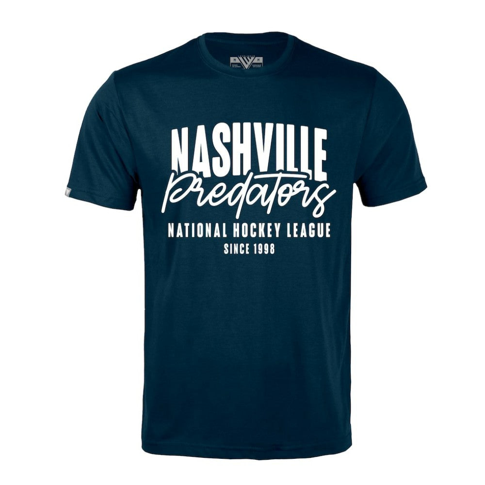 Nashville Predators Levelwear Richmond Response T-Shirt - Navy - NHL